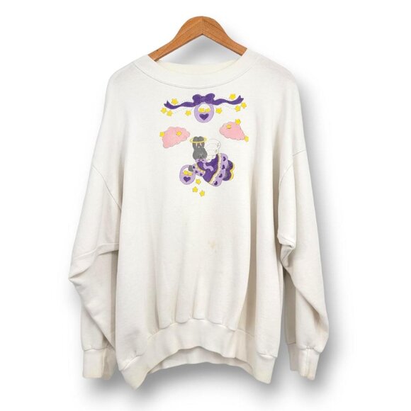 Women's White Sweatshirt - Picture 1 of 2